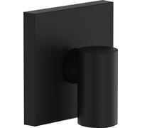 Raccord mural Hansgrohe FixFit Fine, finition noir mat, avec dispositif anti-retour