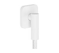 Raccord mural hansgrohe FixFit Fine Q 28884700 avec clapet anti-retour, Q, softsquare, blanc mat