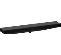 Raccord mural Hansgrohe Rainfinity Porter 500 avec support de pommeau de douche orienté à droite et étagère de douche, finition noir mat