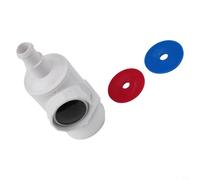 Raccord mural - Pièce de rechange UWF pour nettoyeurs - Adaptateur de tuyau en plastique pour piscines - Joint d'étanchéité pour systèmes d'aspiration - Compatible avec