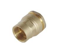 Raccord droit femelle laiton pour tube PE à visser SUMO 25mm x 20/27 - ¾” Fixoconnect