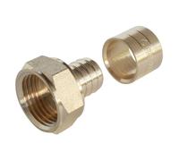 Somatherm Raccord PER femelle à glissement Fixoconnect 16 mm x 15/21 - 1/2"