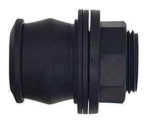 Raccord passe cuve auto étanche montage par l'extérieur Mâle 20x27 (3/4) - Femelle 15x21 (1/2) AROZ