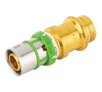 Raccord passerelle droit cuivre multicouche à sertir - Diamètre multicouche 20 mm - Diamètre cuivre 18 mm