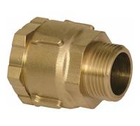 Raccord PE droit à serrage - M 2'' - Diamètre 60 mm - Rexuo - Huot