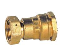 Raccord PE eau laiton écrou prisonnier 25 20x27