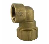 Raccord PE Laiton 90° - Filetage Intérieur 20x1/2"