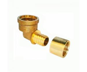 Raccord PER à glissement - Coude femelle - Diam 16mm - Filetage 15x21 BOUTTÉ