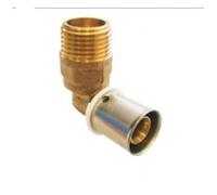 Raccord PER à sertir - Coude mâle - Diam 12mm - Filetage 15x21 BOUTTÉ