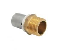 Raccord PER à sertir - Union mâle - Diamètre 20 mm - Filetage 15x21 BOUTTÉ