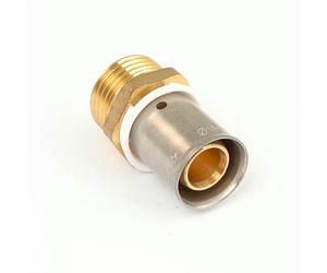 Raccord PER à sertir - Union mâle - Diamètre 20 mm - Filetage 15x21 BOUTTÉ