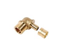 Raccord PER coudé 90° à glissement - PER/Cuivre Ø 16 mm - PB tub
