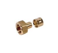 Raccord PER droit à glissement - F 1/2' - Ø 20 mm - PB tub