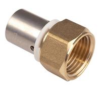 Raccord PER droit à sertir - F 1/2' - diamètre 16 mm - PB tub