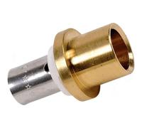 Raccord PER droit à sertir PER / Cuivre Ø 12 mm PB tub