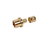 Raccord PER droit à souder - PER Ø 16 mm - Cuivre Ø 12 mm - PB tub