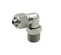 Raccord Pivotant 360° Enfichage 4-12mm Filet M5 1/8-1/2 Pouce | Connexion Rapide, Rotation Libre, Montage Simple, Compatible 4-12mm(Fit 8mm OD Tube,1/8")