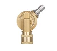 Raccord Pivotant Laveur Haute Pression 240° Gouttière | Rotation 240°, 7 angles ajustables, accès gouttières échelle, réduit fatigue , nettoyage précis