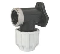 Raccord plastique PER - SOMATHERM - Applique murale femelle - Ø 25-3/4"" - Filetage(s) 3/4"" (20x27) - Coude