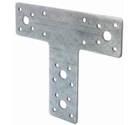 Raccord plat Alberts | en forme de T | galvanisé sendzimir | 160 x 142 x 45 mm | Set de 20 pièces