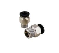 Raccord pneumatique à Air PC, connecteur rapide M5 4 6 8 10 12 16mm, filetage mâle 1/4 1/2 1/8 3/8, tuyau comprimé(OD 4mm,M5(5mm))