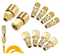 Raccord Pneumatique d'Air Comprimé 1/4 NPT - Mamelon de Prise Rapide 1/4 Pouce