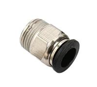 Raccord Pneumatique Enfichable Rapide, Air Fileté BSPT | Tailles PC6/PL4 et 1/8-1/2" for configurations de lignes d'air.(PC12,04)