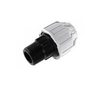 Raccord Polypropylène Droit Acs Pour Pe Ou Pehd Ø50 - Sortie Mâle 1""1/2 (40/49)