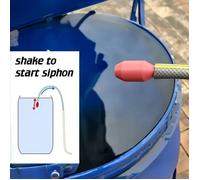 Raccord Pompe Siphon Liquide Manuel Lot de 2 - Transfert Rapide Essence Eau Huile Facile Sans Effort Tuyau Universel