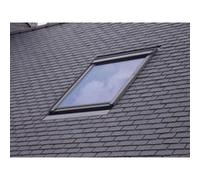 Raccord pour ardoises Gris VELUX 78x140 cm - encastré/ matériaux plats jusqu'à 8 mm - EDN MK08 0000 Gris