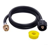 Raccord pour gaz Laiton Triple Couche Résistant Intempéries Raccord(4 inch) | Compatible grills, poêles, foyers; tuyau 4 pieds , connexion rapide outils, usage polyvalent