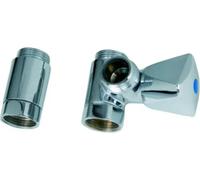Raccord pour lave-linge Teka 3/4" 3/4"IG x 3/4"AG, chrome, 1 pièce.