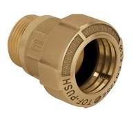Raccord pour tube PE - à serrage extérieur - M3/4"-25 - Tof Push OT EFFEBI