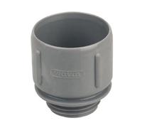 Raccord PVC double Femelle - WAVIN - Manchette VIS PVC double Femelle adaptable pour bouchon D40 - Couleur gris