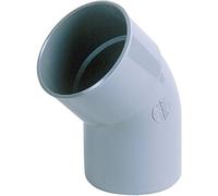 Raccord PVC gris coudé 45° Ø 32 mm Simple emboîture Nicoll