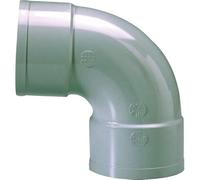 Raccord PVC gris coudé 87 degrés30 - Diamètre 63 mm - Double emboîture - Girpi