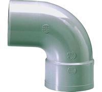 Raccord PVC gris coudé 87 degrés30 - Diamètre 63 mm - Simple emboîture - Girpi