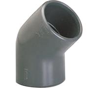 Raccord PVC pression noir coudé 45° - Ø 40 mm - Girpi