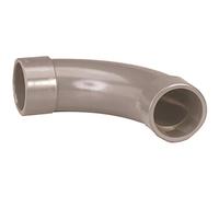 Raccord PVC pression noir courbé 90° - Ø 40 mm - Girpi