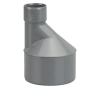 Raccord PVC - WAVIN - 3025887 - Réduction excentrée Ø100/40 - Emboîture à coller - Mâle/Femelle