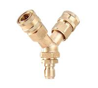 Raccord rapide 3/8" - Adaptateur répartiteur triple | Adaptateur de nettoyeur haute pression, raccord rapide, raccords de tuyau d'eau, tuyau d'arrosage, lave-auto