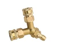 Raccord rapide 3/8 triple raccord offrant une connexion rapide Installation facile Rondelle de nettoyage étanche Nettoyeur haute pression Triple joint