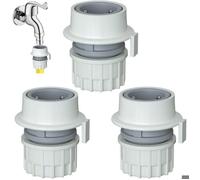 Raccord rapide 3 pièces pour robinets d'évier, adaptateur robinet vers tuyau d'arrosage 5/8 pouce, raccord rapide pour lave-vaisse