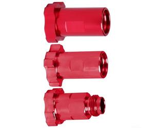 Raccord Rapide Alu pour Godet Mesure Peinture Raccord Rapide | pour aluminium , filetage M14x1.5, compatible pistolets, vif, nettoyage facile(M16 x 1.5 internal)