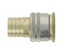 Raccord rapide - cannelé - à sécurité - laiton - pour tuyau d'arrosage 19 mm FAUQUET