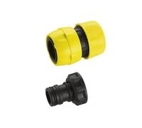 Raccord rapide complet Premium 3/4"" (19 mm) - KARCHER - pour arrosage de jardin - adaptateur de robinet inclus