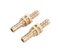 Raccord Rapide en Ligne pour Tuyau de Gaz,Akozon 2 Pcs Laiton à Fixation Rapide Raccord Connecteur de Tuyau en Laiton pour Adaptateurs de Tuyau de Bassin de Piscine(8mm)