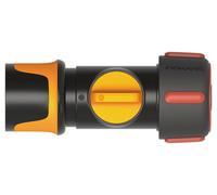 Raccord rapide Fiskars avec valve 3/4"