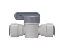 Raccord rapide for tube 3/8" OD RO, vanne à boisseau sphérique de lavage contre-courant, jonction étanche, raccord tuyau PE double étanchéité, système filtration droit
