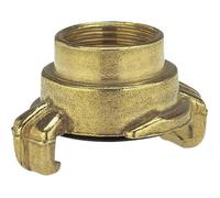 Raccord rapide - GARDENA - Filetage femelle en L - Laiton - Compatible filetage mâle - Arrosage jardin